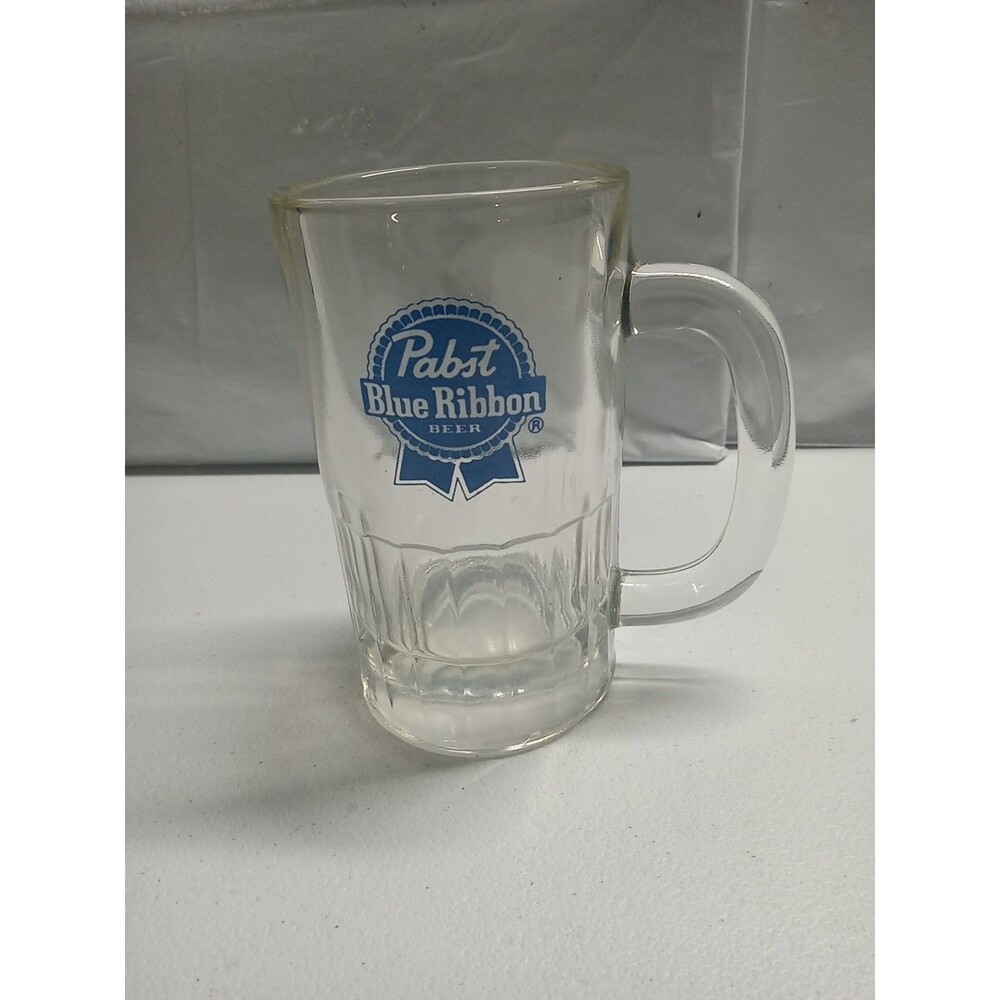 Vintage Pabst Blue Ribbon Beer Mug 5 1/2  Cup